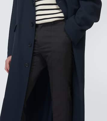 Low-rise wool slim pants | Undercover