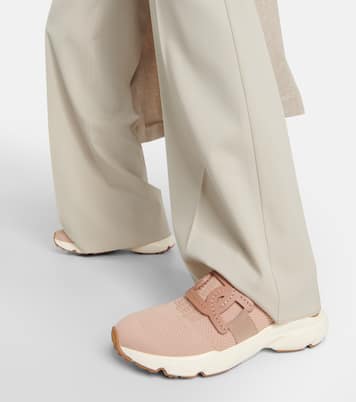 Sneakers Kate aus Strick mit Leder | Tod's