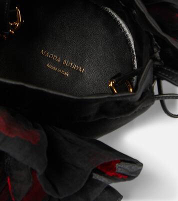 Floral satin bucket bag  | Magda Butrym