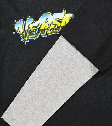 Longsleeve aus Baumwoll-Jersey | Versace Kids