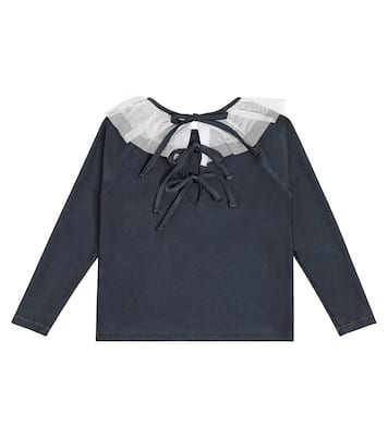 Saladeta tulle-trimmed top | Suncracy