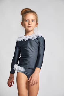 Saladeta tulle-trimmed top | Suncracy