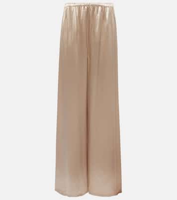 Weite Pyjama-Hose aus Satin | Ferragamo