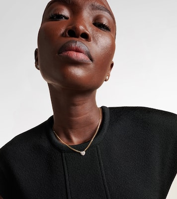 Halskette aus 10kt Gelbgold mit Diamanten | Stone and Strand