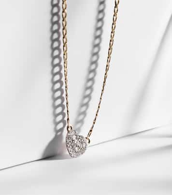 Halskette aus 10kt Gelbgold mit Diamanten | Stone and Strand