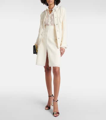 Hemd Burnout aus Seide | Dolce&Gabbana