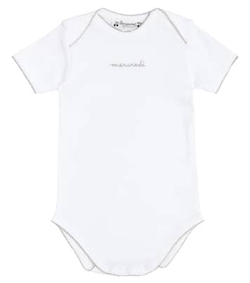 Baby set of 7 printed cotton jersey bodysuits | Bonpoint