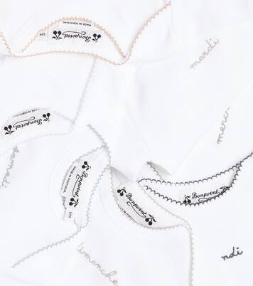 Baby set of 7 printed cotton jersey bodysuits | Bonpoint