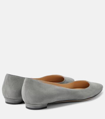 Lanza BB suede ballet flats | Manolo Blahnik