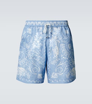 Shorts Bandana aus einem Baumwollgemisch | Amiri