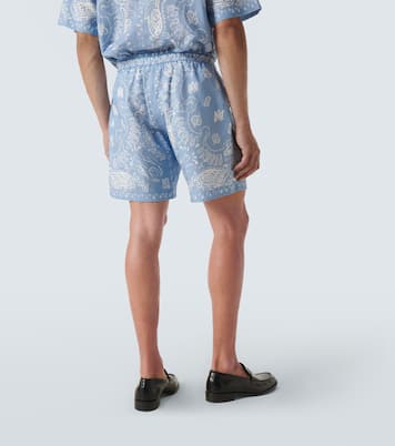 Shorts Bandana aus einem Baumwollgemisch | Amiri