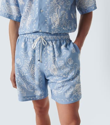 Shorts Bandana aus einem Baumwollgemisch | Amiri