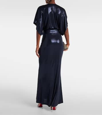 Obie lamé gown | Norma Kamali