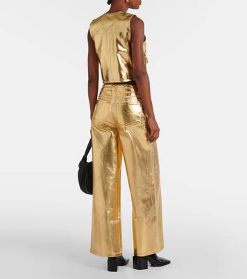 Mid-Rise Wide-Leg Jeans | Ganni