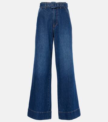 High-Rise Wide-Leg Jeans Taylor | Veronica Beard