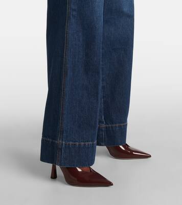 High-Rise Wide-Leg Jeans Taylor | Veronica Beard