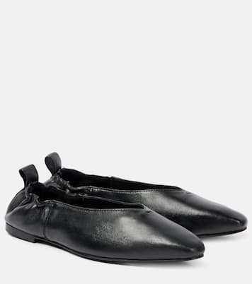 Brie leather ballet flats  | A.Emery