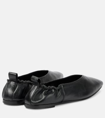 Brie leather ballet flats  | A.Emery