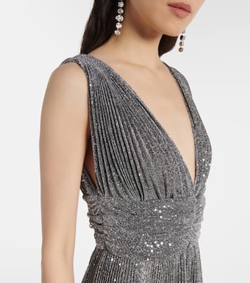 Robe longue métallisée | Dolce&Gabbana