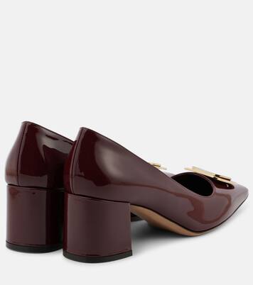 Vella 60 patent leather pumps | Ferragamo