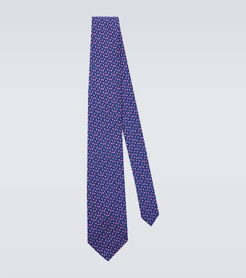 Krawatte aus Seiden-Jacquard | Charvet