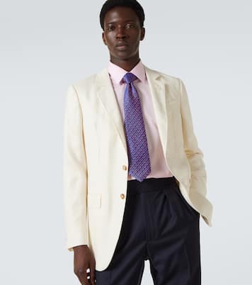 Krawatte aus Seiden-Jacquard | Charvet