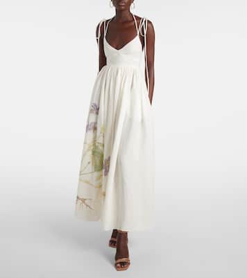 Maxikleid aus Leinen | Erdem