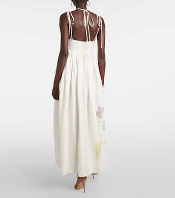 Maxikleid aus Leinen | Erdem