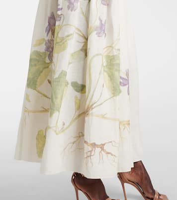 Maxikleid aus Leinen | Erdem