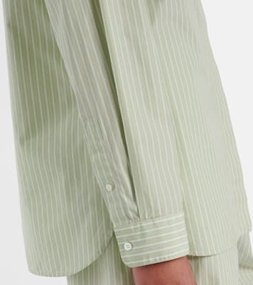 Vanda striped cotton shirt | The Row