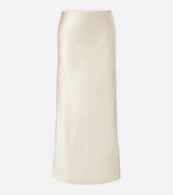 Isaak silk satin maxi skirt | Joseph