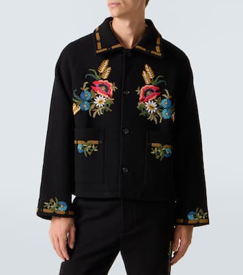 Veste Beaded Aquitaine en laine | Bode