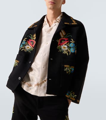 Veste Beaded Aquitaine en laine | Bode