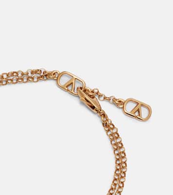 VLogo beaded Swarovski® pearls bracelet | Valentino