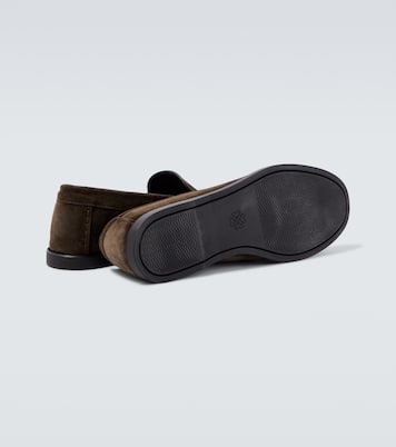 Loafers City aus Veloursleder | Saman Amel