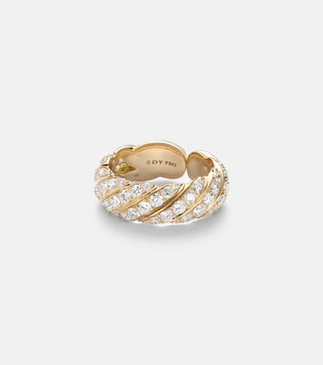 Anello DY Madison® in oro 18kt con diamanti | David Yurman