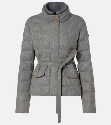 Belted quilted down jacket | Moncler