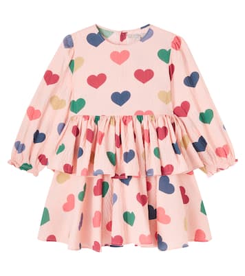 Bedrucktes Kleid Elin aus Seersucker | Konges Sløjd