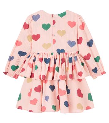 Bedrucktes Kleid Elin aus Seersucker | Konges Sløjd