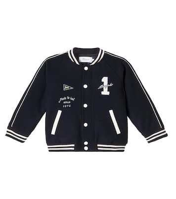 Josias wool-blend varsity jacket | Bonpoint