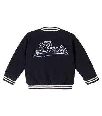 Josias wool-blend varsity jacket | Bonpoint