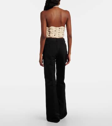 Crochet halterneck top | Magda Butrym