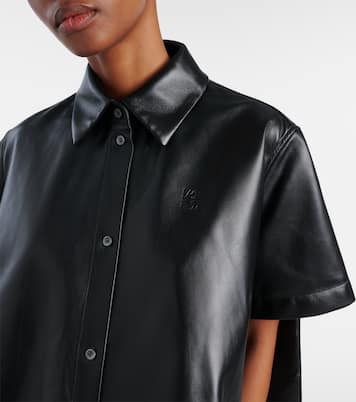 Anagram leather bowling shirt | Loewe