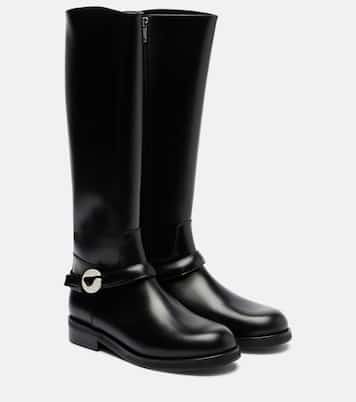 Cavalier leather knee-high boots | Coperni
