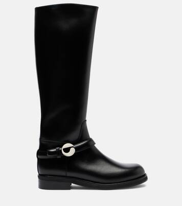 Cavalier leather knee-high boots | Coperni