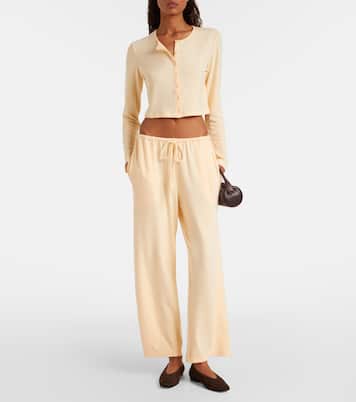 Cropped-Cardigan Lauren aus Jersey | Leset