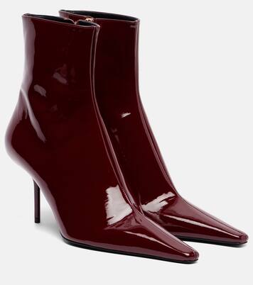 75 patent leather ankle boots | Victoria Beckham