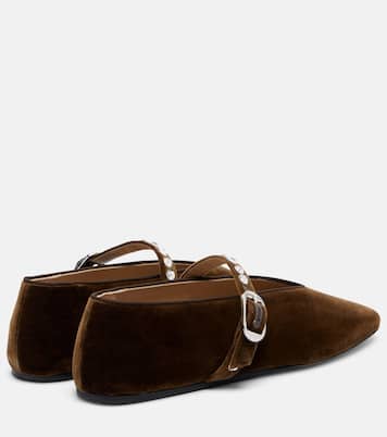 Stella velvet ballet flats | Le Monde Béryl