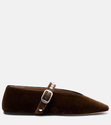 Stella velvet ballet flats | Le Monde Béryl
