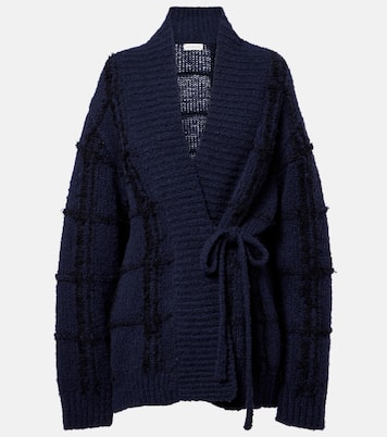 Checked wool cardigan | Dries Van Noten